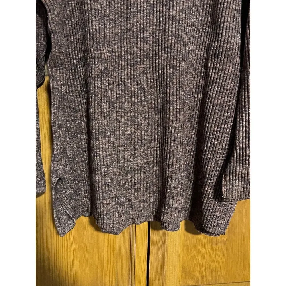 Abercrombie & Fitch Women's Soft A&F Ribbed Bell Sleeve Sweater Brown Size XL - Picture 4 of 11